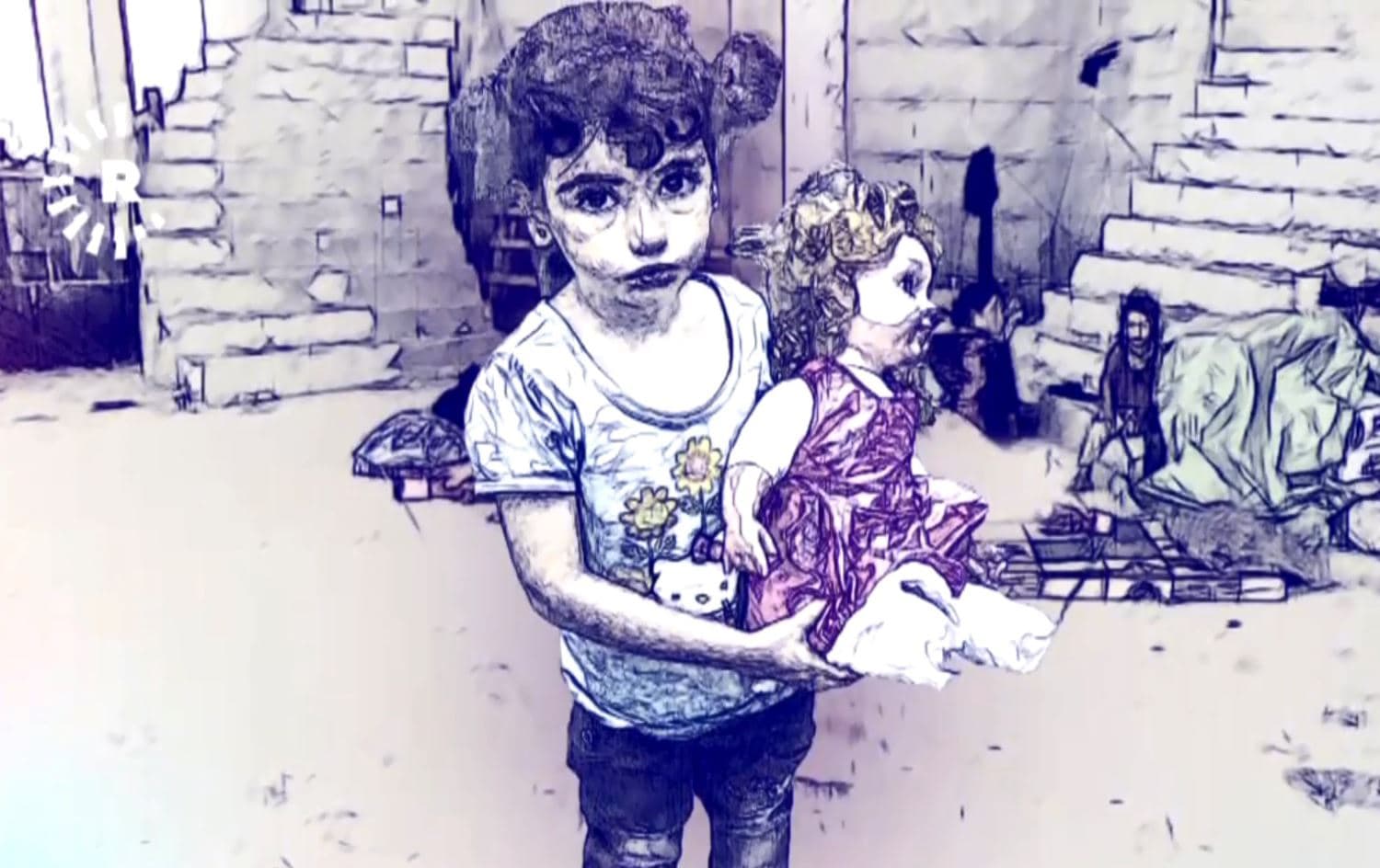 دلڤین لە تەمەنی 9 ساڵی کراوەتە کەنیزەکی چەکدارانی داعش 