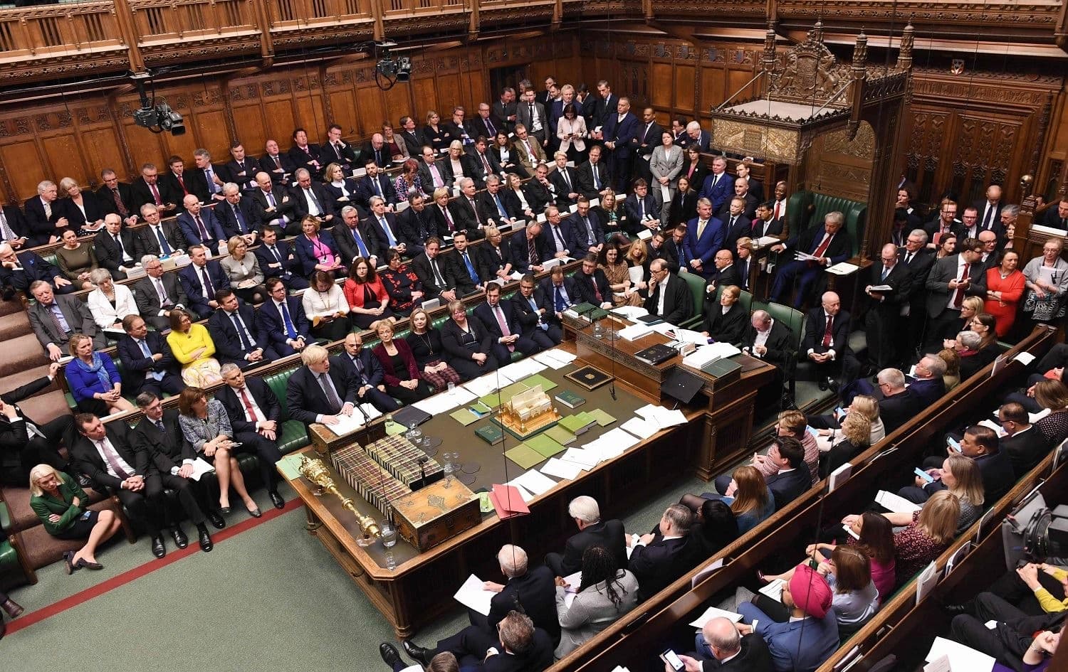 MPs in the House of Commons on October 19, 2019. Photo: AFP/UK Parliament/Jessica Taylor