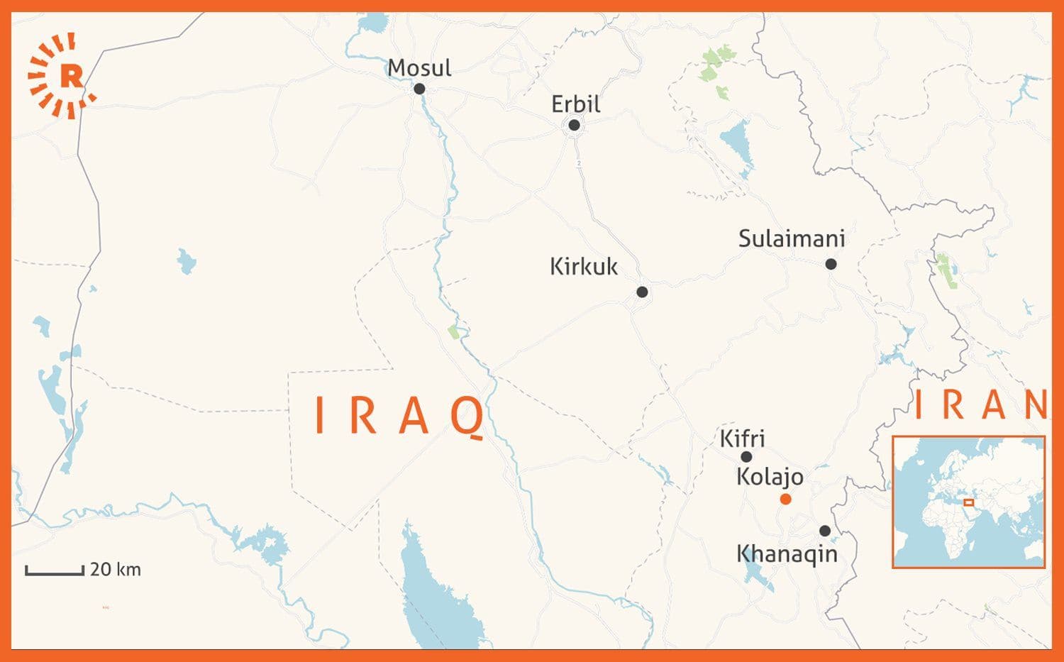 Graphic: Maps4news, Sarkawt Mohammed / Rudaw