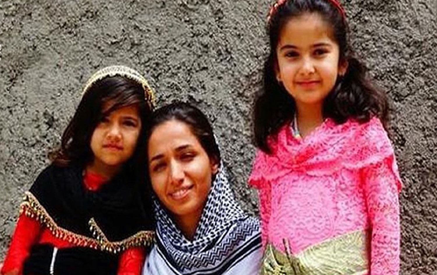 Zahra Mohammadi with family members. Photo: social media 