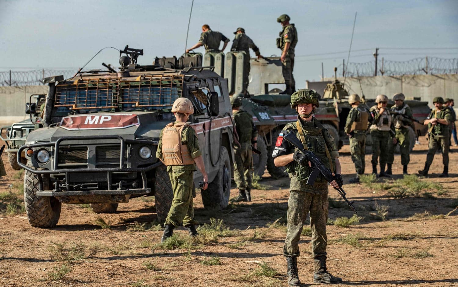 Russian military police take part in a joint Turkish-Russian army patrol near the town of Darbasiyah in Syria’s northeastern Hasaka province, November 11, 2019. File photo: Delil Souleiman / AFP