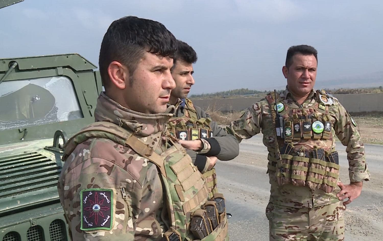Peshmerga forces on operational duty in Kolajo, Diyala province on December 15, 2019. Photo: Rudaw
