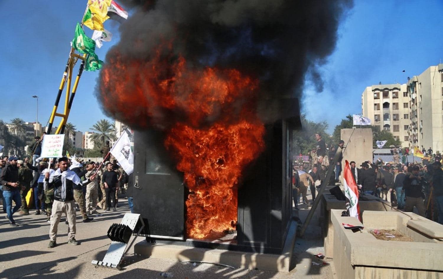 Trump, Pompeo demand Iraqi protection after US embassy is stormed