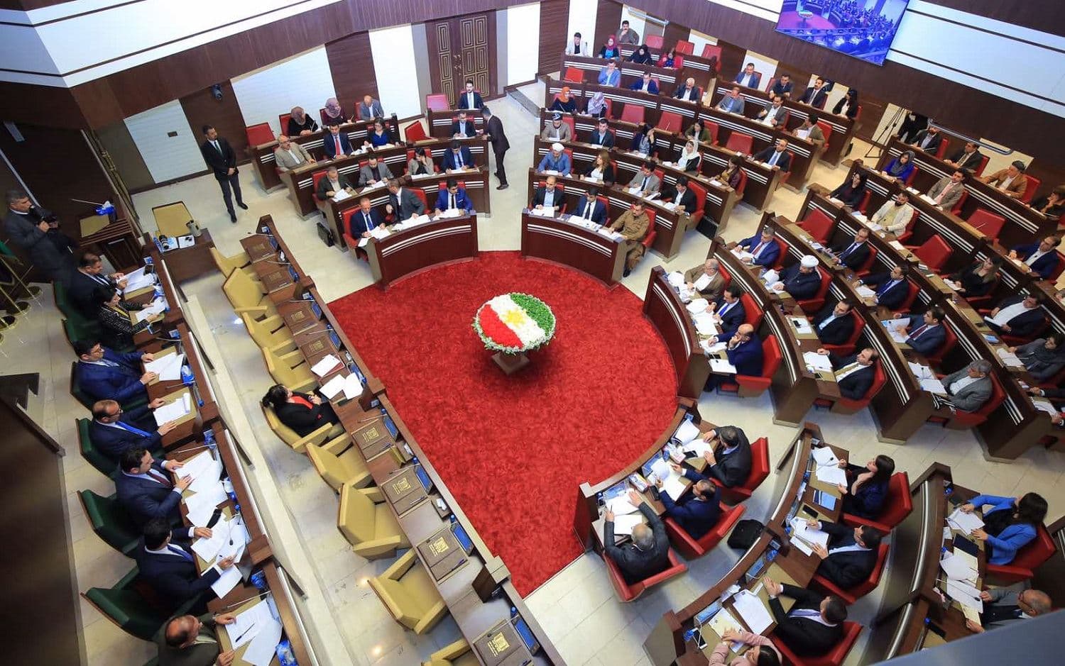 Kurdistan Parliament in session on January 16, 2020. Photo via parliament Twitter 