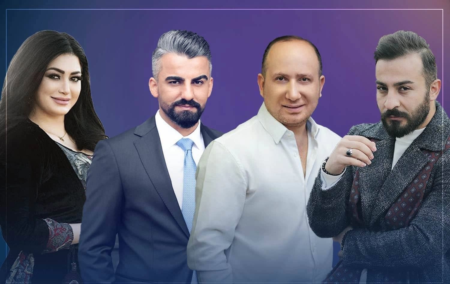بەشێک لەو هونەرمەندانەی قسەیان بۆ رووداو کردووە.