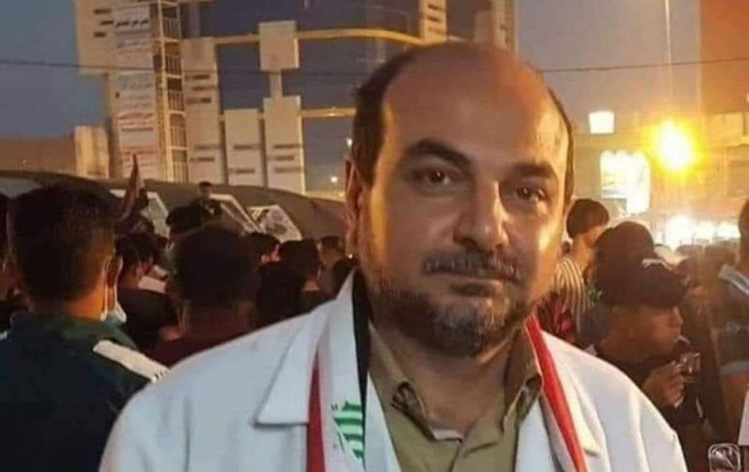 Popular Iraqi protester Alaa al-Rikaby. Photo via social media