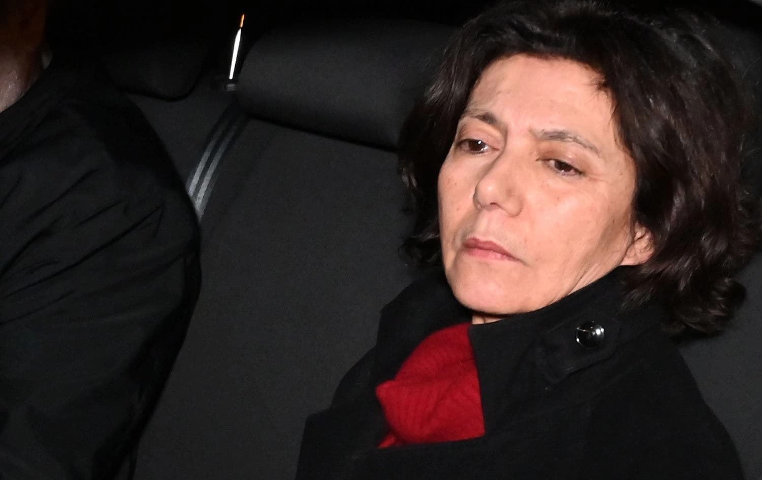 Sociologist Ayse Bugra, wife of Turkish businessman and leading rights defender Osman Kavala, reacts after Istanbul prosecutors issued a new arrest for his arrest on February 18, 2020. Photo: Ozan Kose / AFP