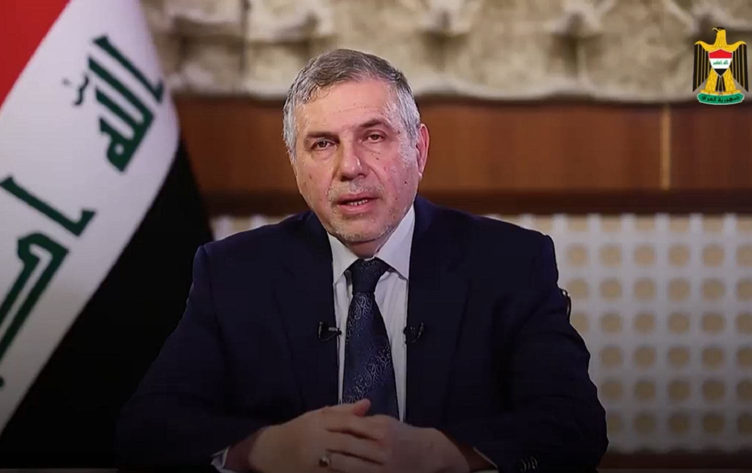 Mohammed Tawfik Allawi, Iraq’s prime minister-designate, calls on parliament to meet on Monday to approve his new cabinet, February 19, 2020. Photo: Government of Iraq