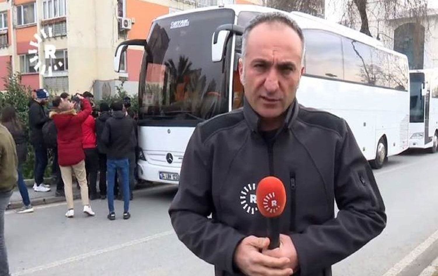 Rawin Sterk was arrested with on Saturday with Rudaw cameraman Mehmet Sirin Akgun.File Photo: Rudaw 