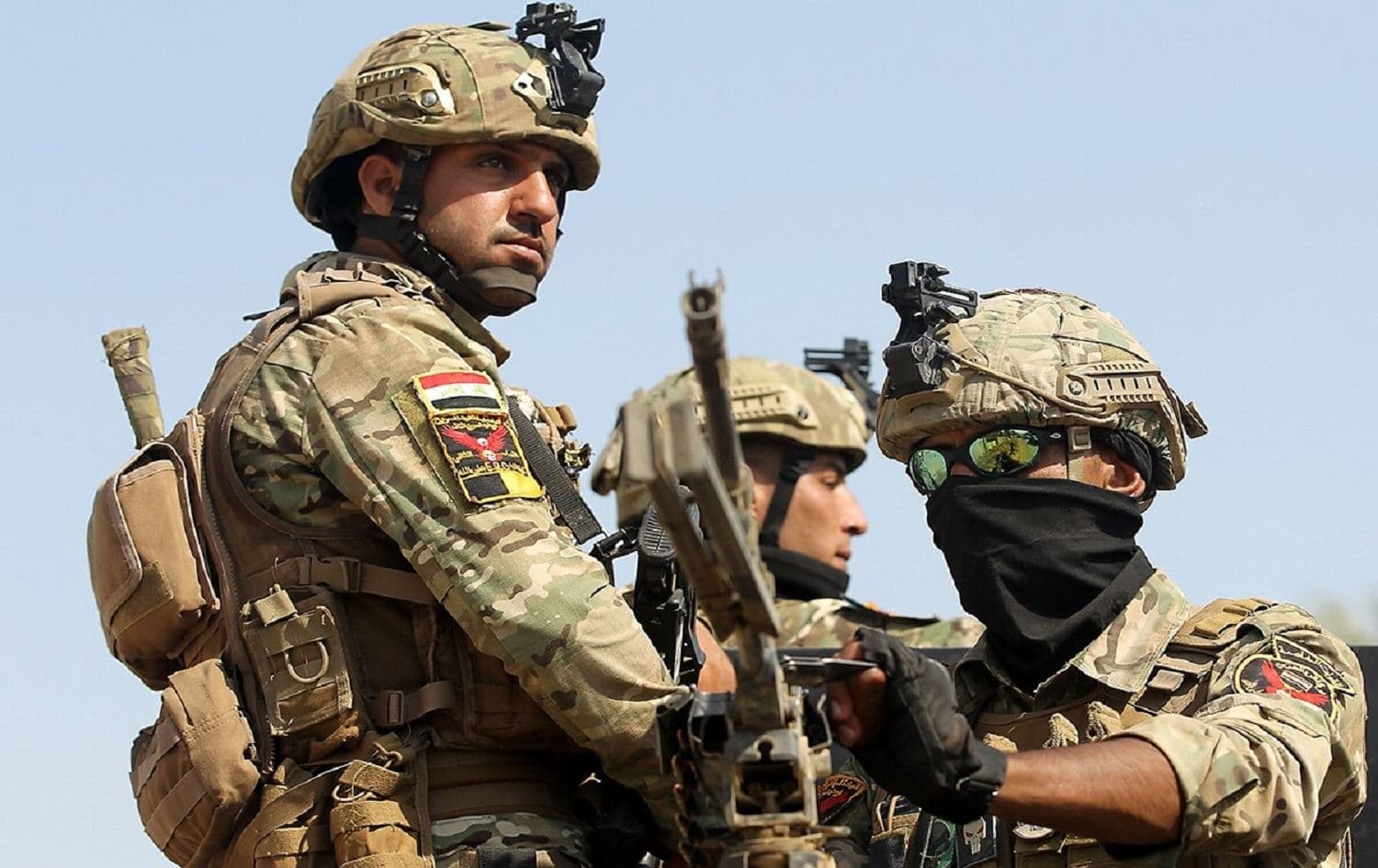 Iraqi forces storm a house in the Tarmiyah district, north of Baghdad, searching for wanted Islamic State group suspects on July 21, 2019. Photo: Ahmad al-Rubaye/AFP