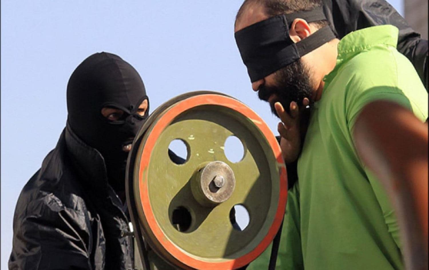 A public hand amputation in Shiraz in January 2013. Photo: Fars News Agency