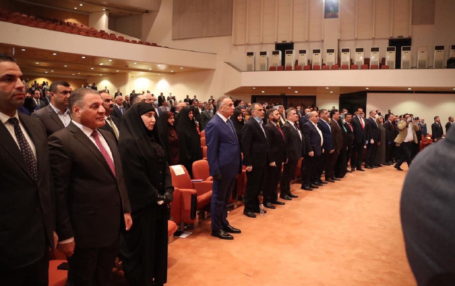 File photo of Iraqi parliament in Baghdad on May 7, the night Kadhimi was sworn in as Prime Minister and MPs voted on his cabinet. Photo: exclusive submission to Rudaw