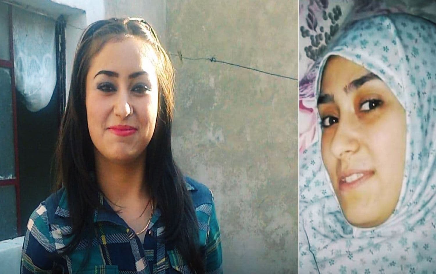 Valentina pictured before and after her abduction. Photo submitted by the Human Rights Organization.