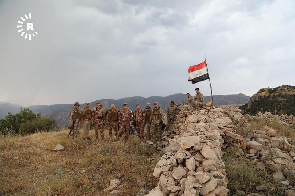 Force 1 Iraqi border guards mobilize to new positions in Zakho. Date: July 1, 2020. Photo: Khalil Bashir