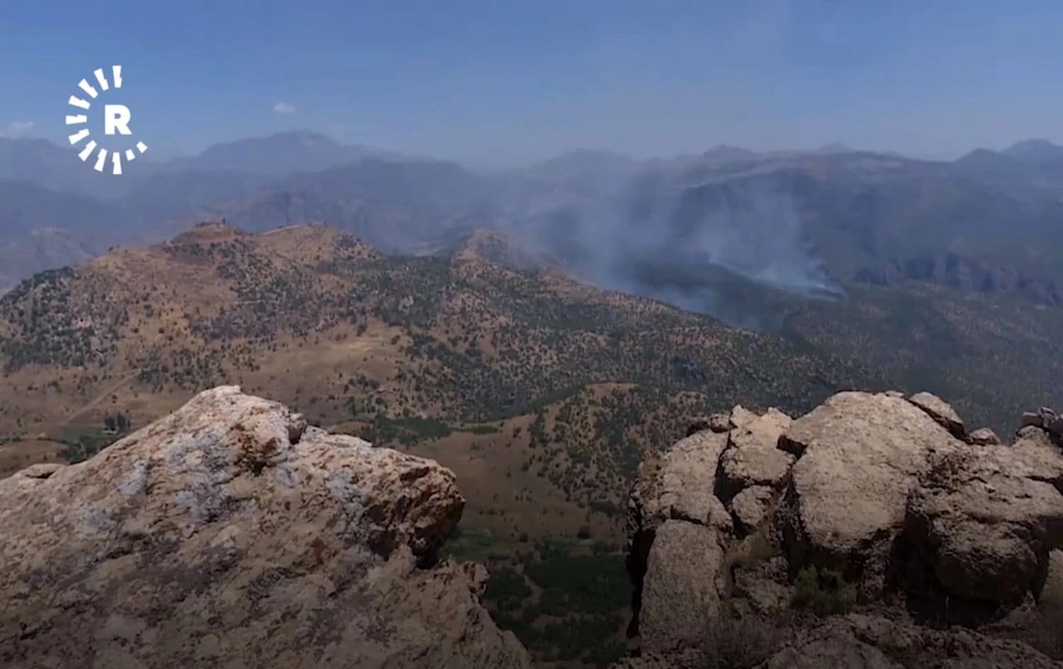Mountains in Duhok province on June 21, 2020. Photo: Rudaw TV