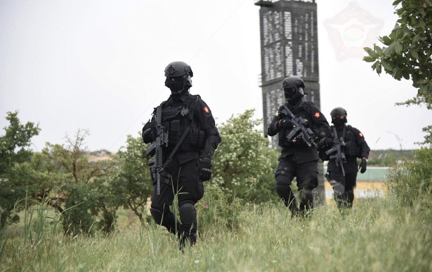 Members of the Kurdistan Counter-Terror force are pictured in a file photo. The force arrested an ISIS sleeper cell in Erbil on August 20, 2020. File photo: Kurdistan CT