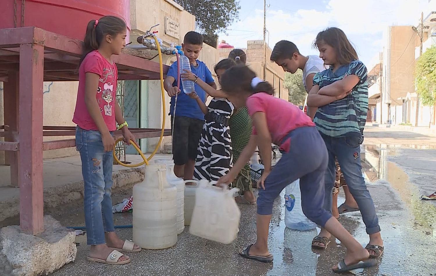 Hasaka residents suffer as water shortages continue
