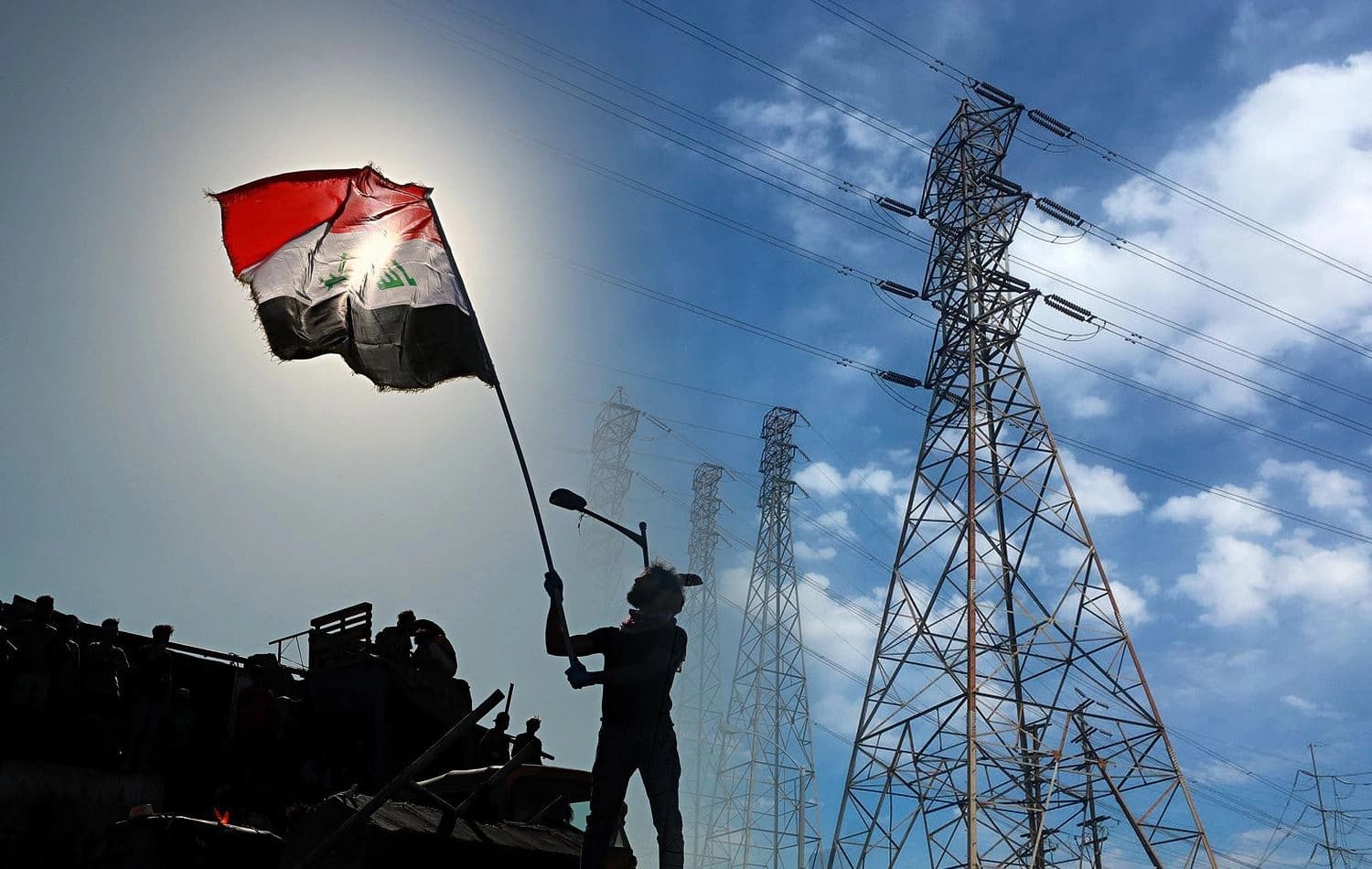Baghdad and Erbil signed a three-year deal that will see the Kurdistan Region send 450 megawatts of electricity to central and southern Iraqi provinces. (Composite image created from two Associated Press photographs)