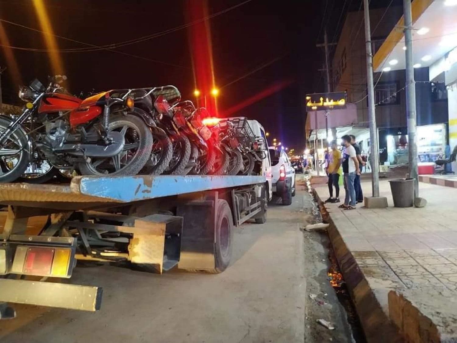 Erbil traffic police launch crackdown on unlicensed motorcycles after rise in traffic accidents 