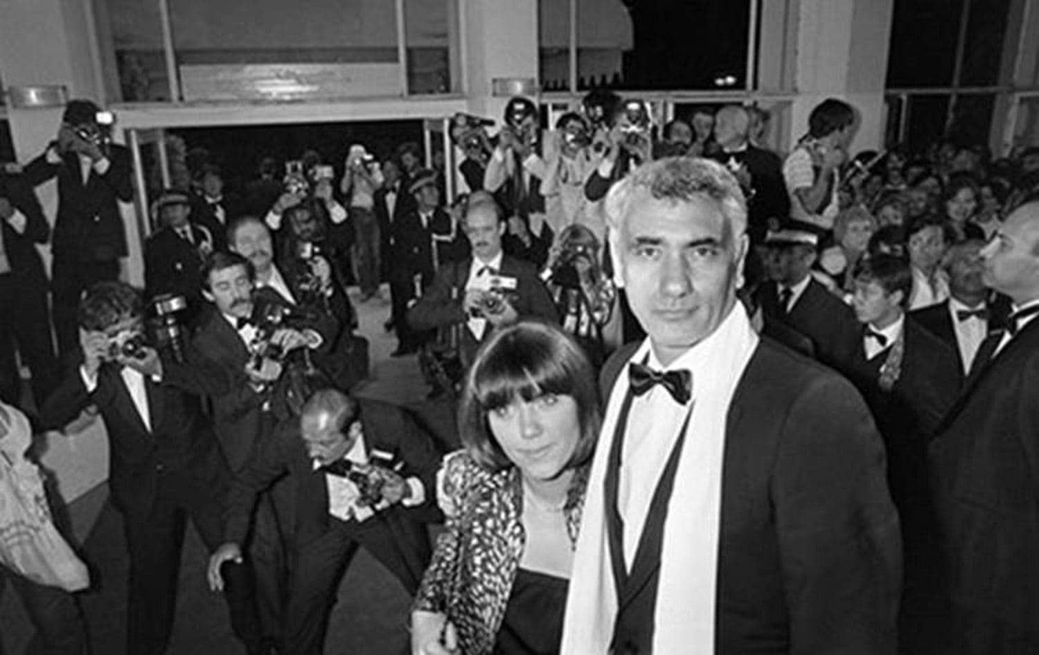 Yilmaz Guney with his wife at the 1982 Cannes Film Festival. Photo: Getty Images