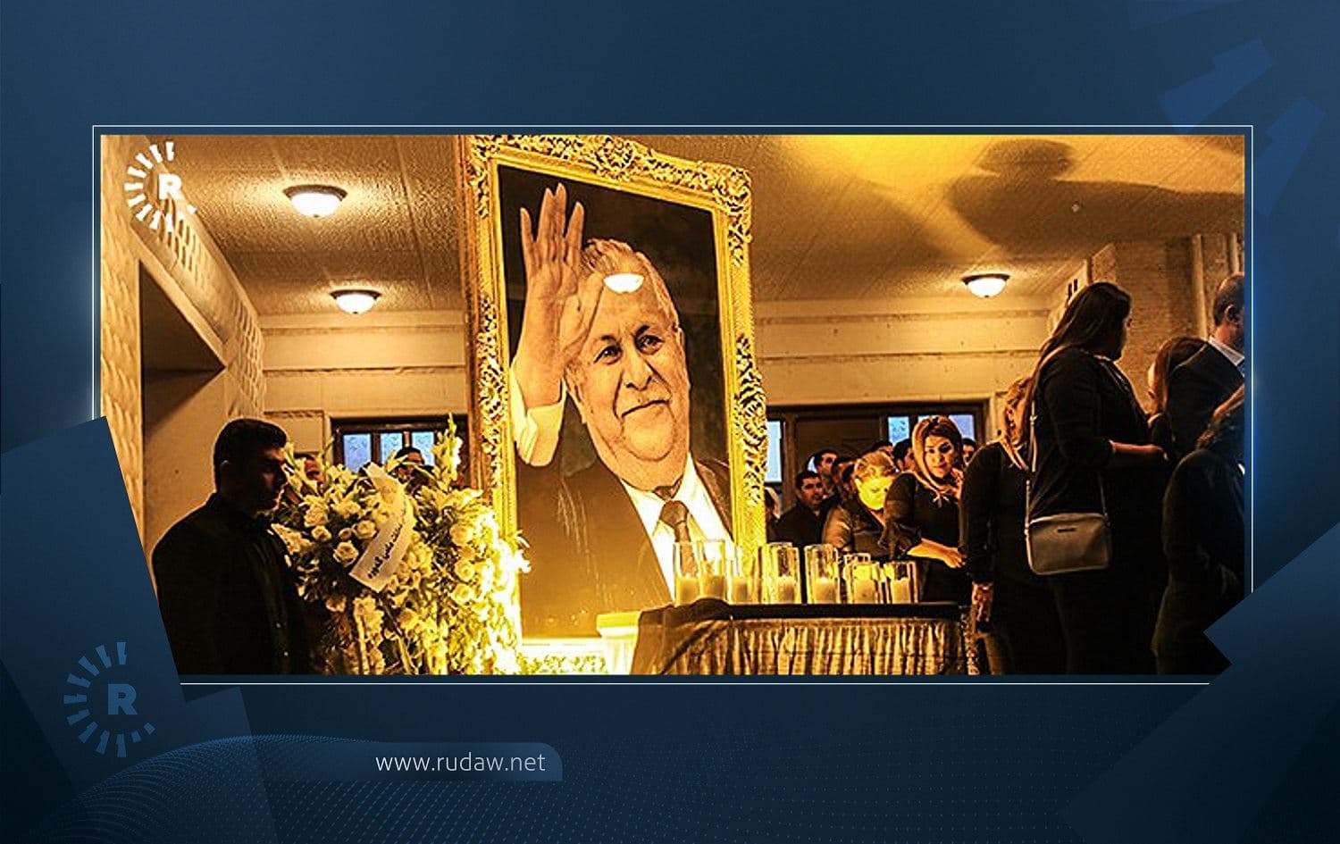 A vigil for Jalal Talabani. File photo: Rudaw