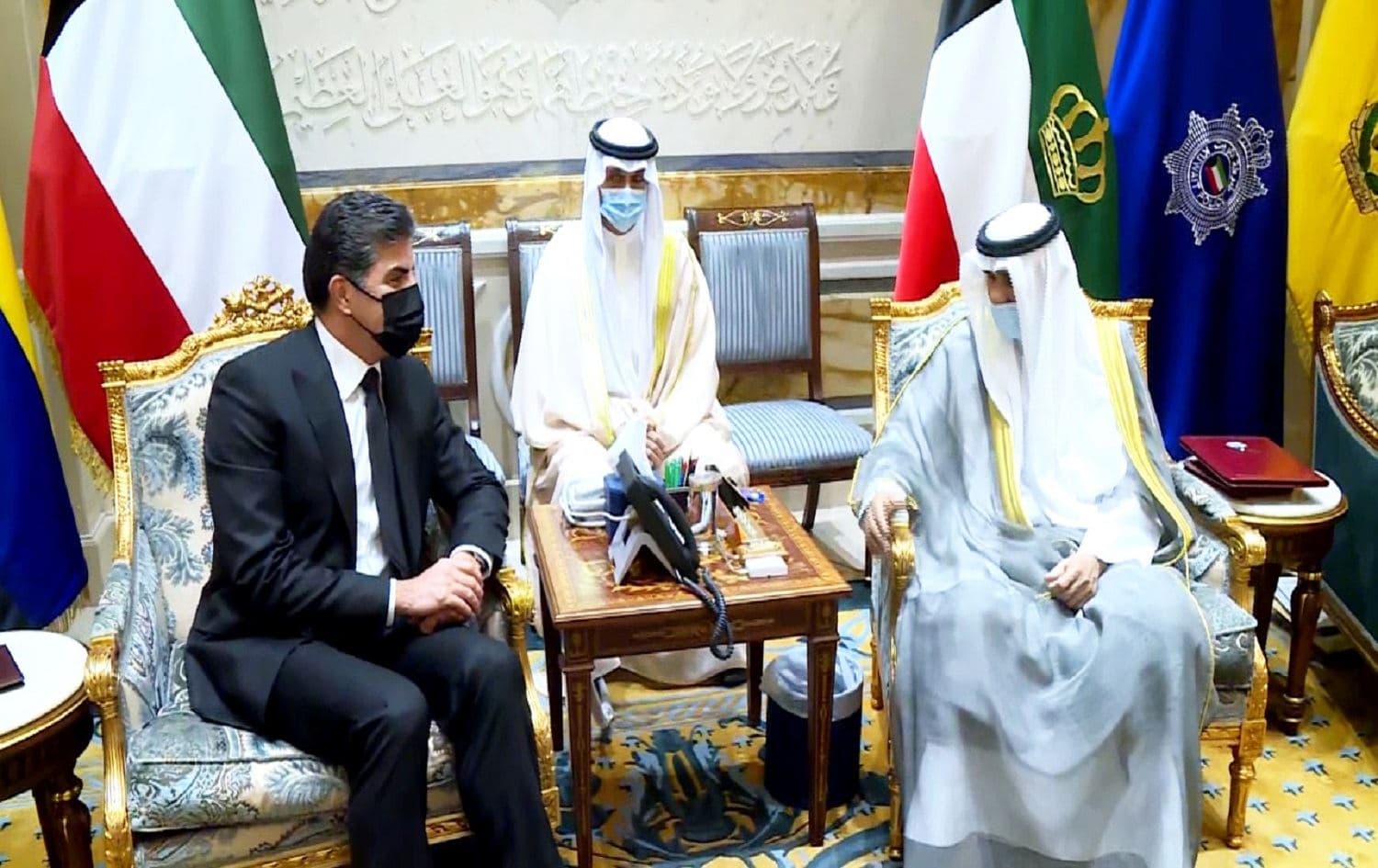 President of the Kurdistan Region Nechirvan Barzani met Kuwait's new emir Sheikh Nawaf al-Ahmad al-Sabah in Kuwait City on Tuesday, October 13, 2020. Photo: Kurdistan Region President's office