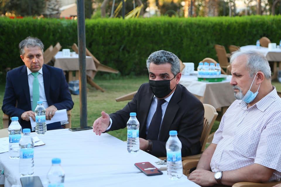 پارێزگاری هەولێر لەکاتی سەردانیکردنی سەندیکای هونەرمەنداندا