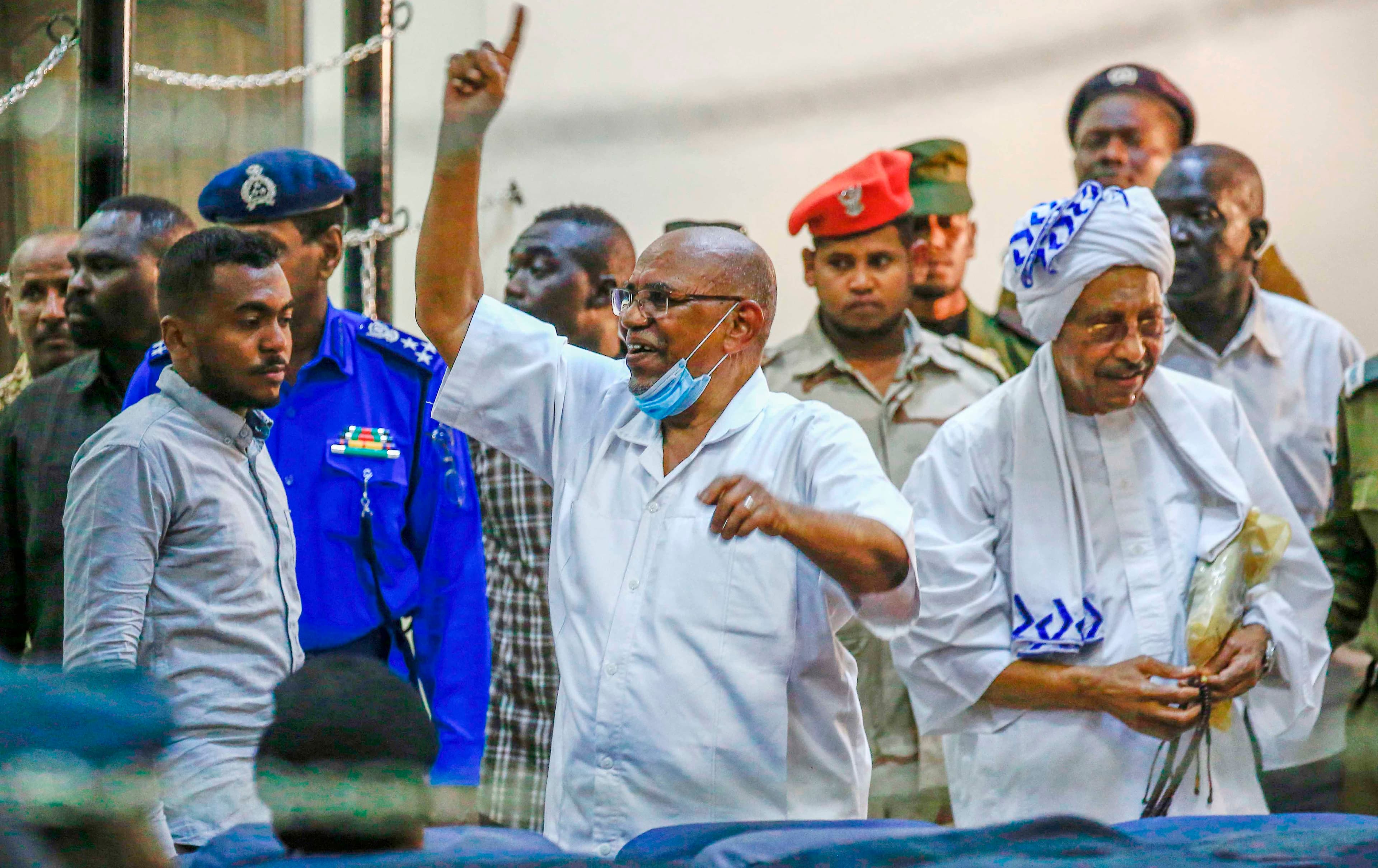 عومەر حەسەن بەشیر، سەرۆکی پێشووی سوودان. وێنە: AFP