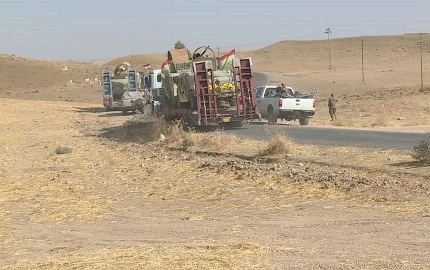 Sunday's raid. Photo: Rudaw