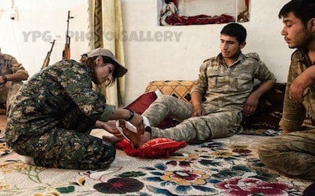 In December, the YPG issued a general order that threatened commanders with legal action if they continued with the practice of using child soldiers. Photo: YPG Photo Gallery