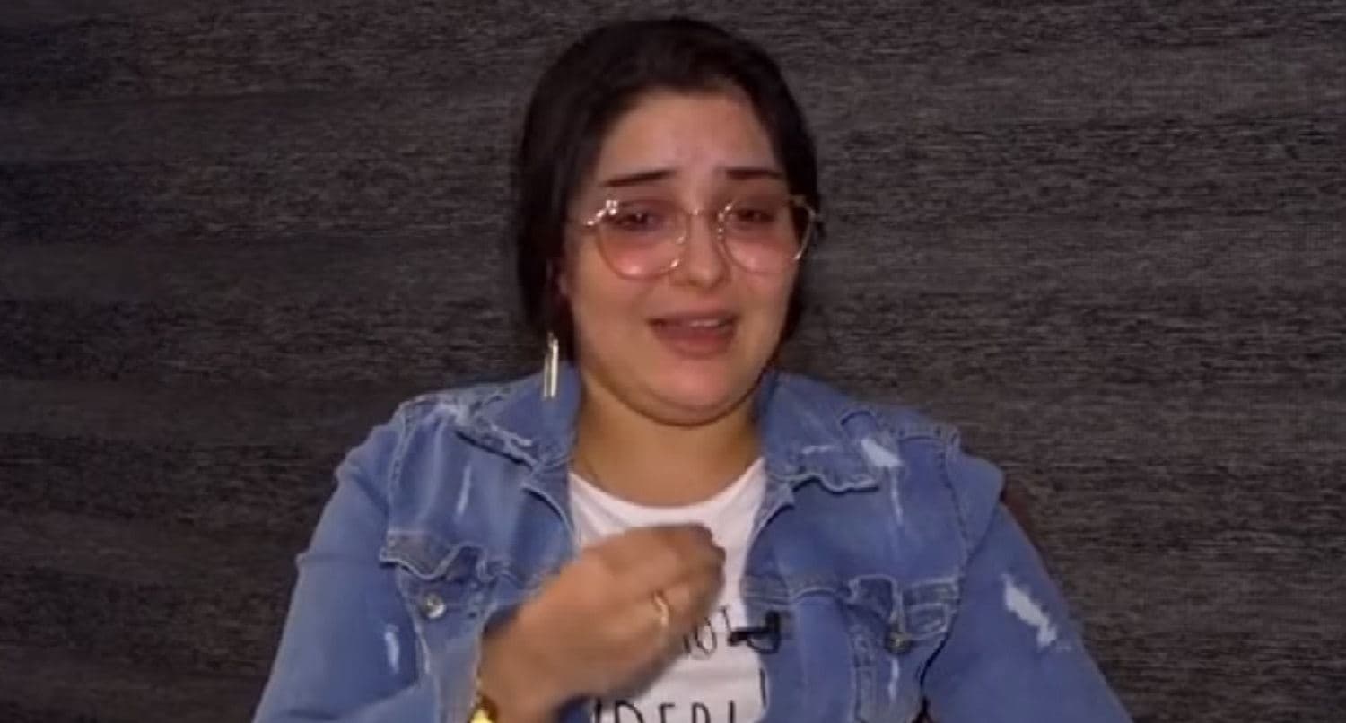 Iraqi activist Mary Mohammed speaking to al-Hadath on Tuesday. Photo: screenshot