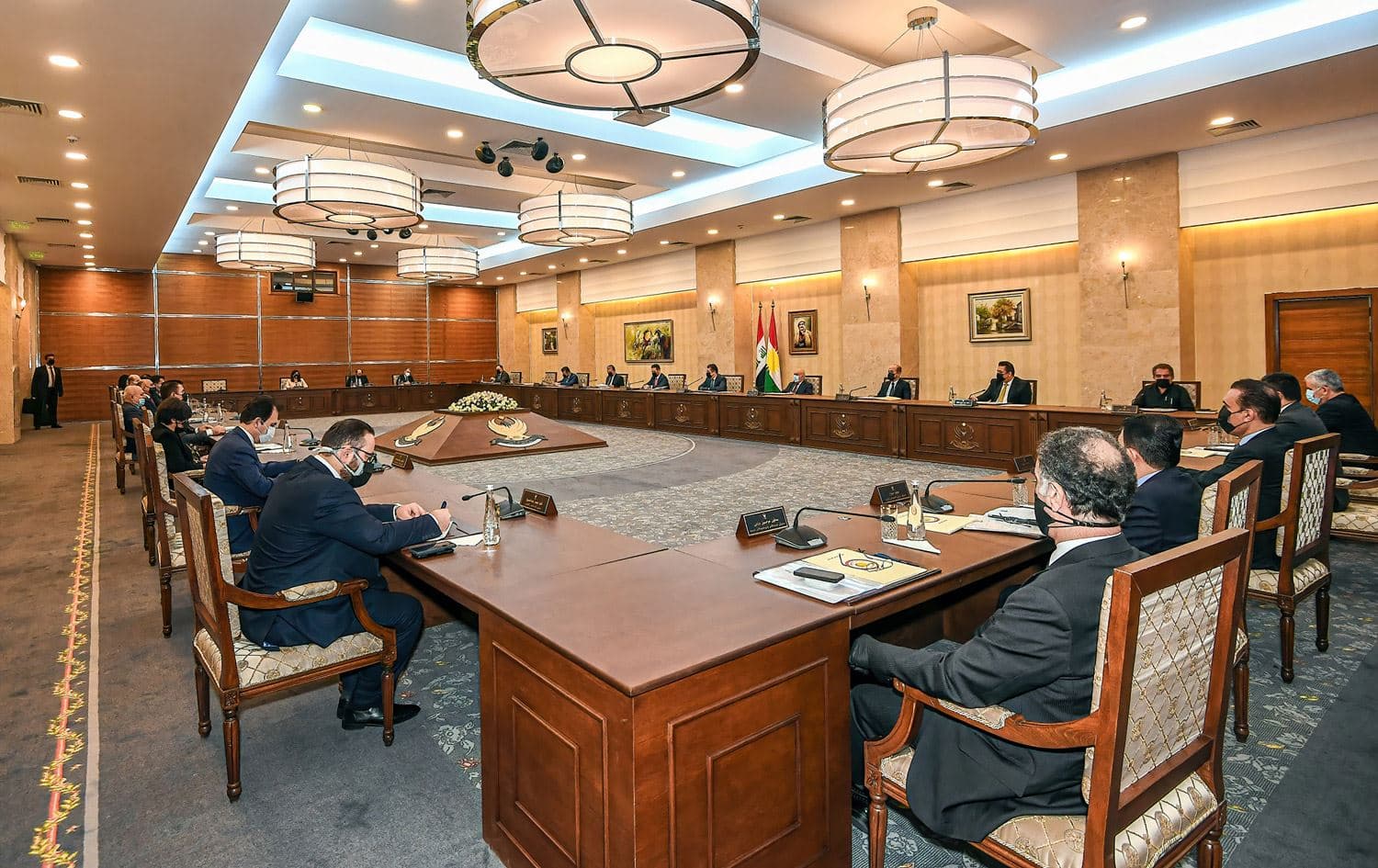 کۆبوونەوەی ئەمڕۆی ئەنجوومەنی وەزیرانی هەرێمی کوردستان