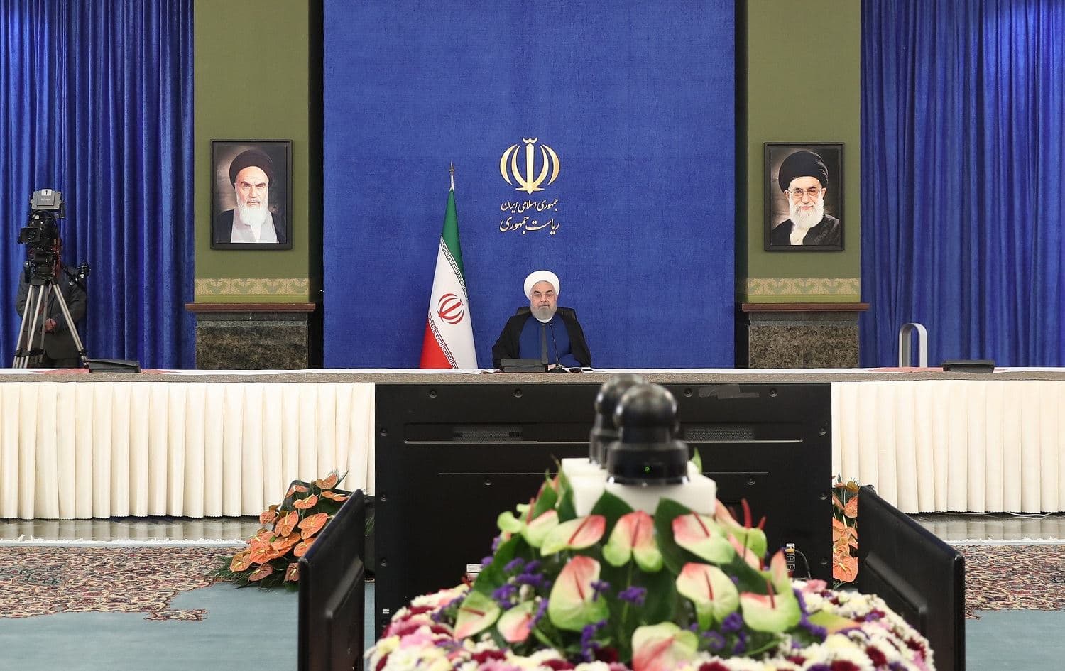 Iranian President Hassan Rouhani said on Thursday it is “not important” who wins the US election. Photo: handout/Iranian presidency website