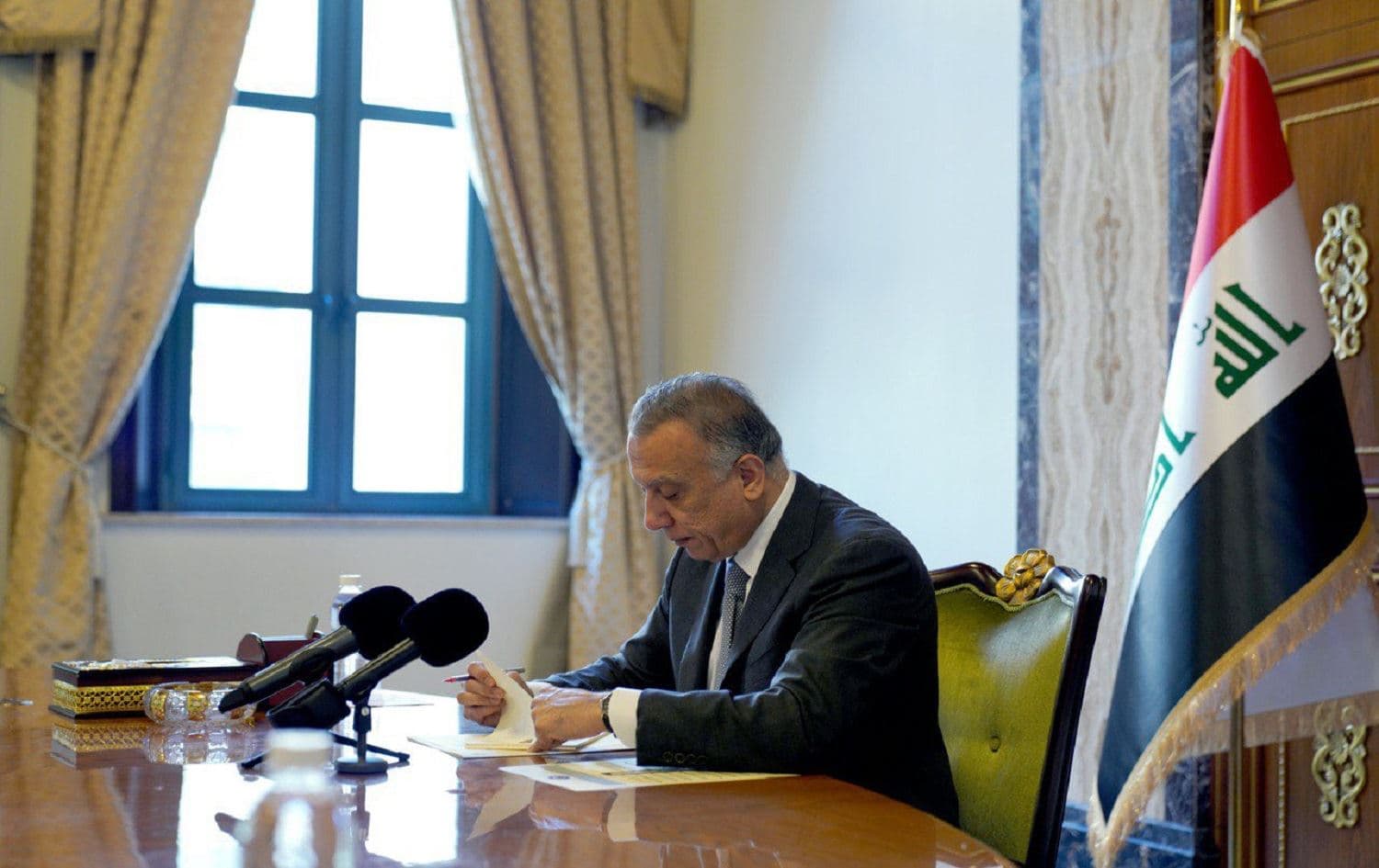 Iraqi Prime Minister Mustafa al-Kadhimi. Photo: PM's office/Twitter