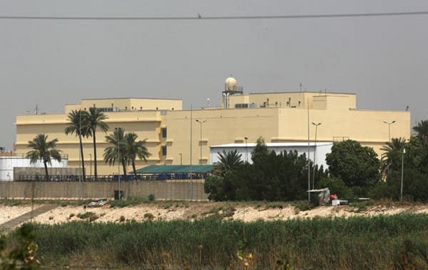 The US embassy compound in the Green Zone in the Iraqi capital, Baghdad. File photo: AFP