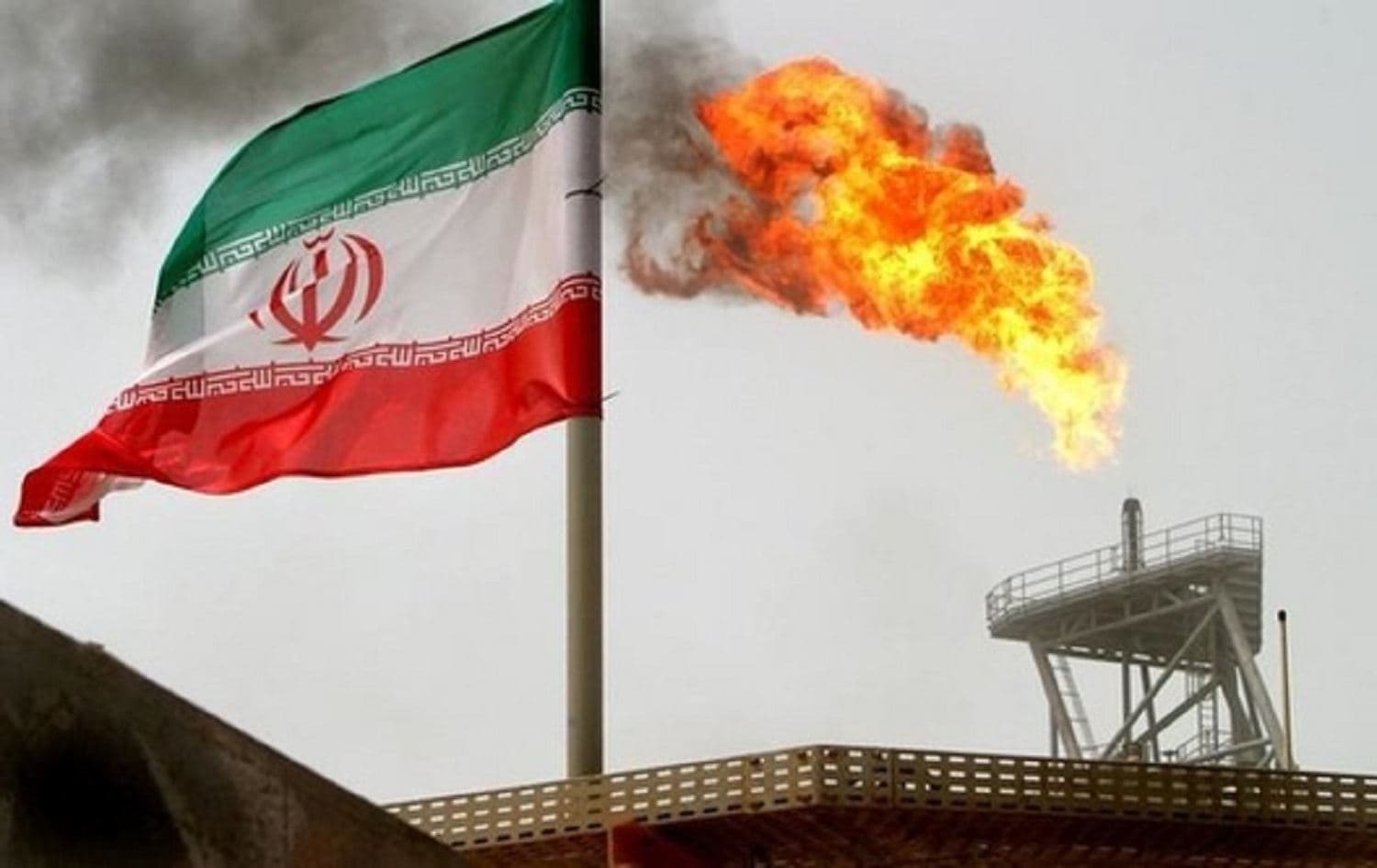 Iranian oil and gas platform. Photo: ISNA