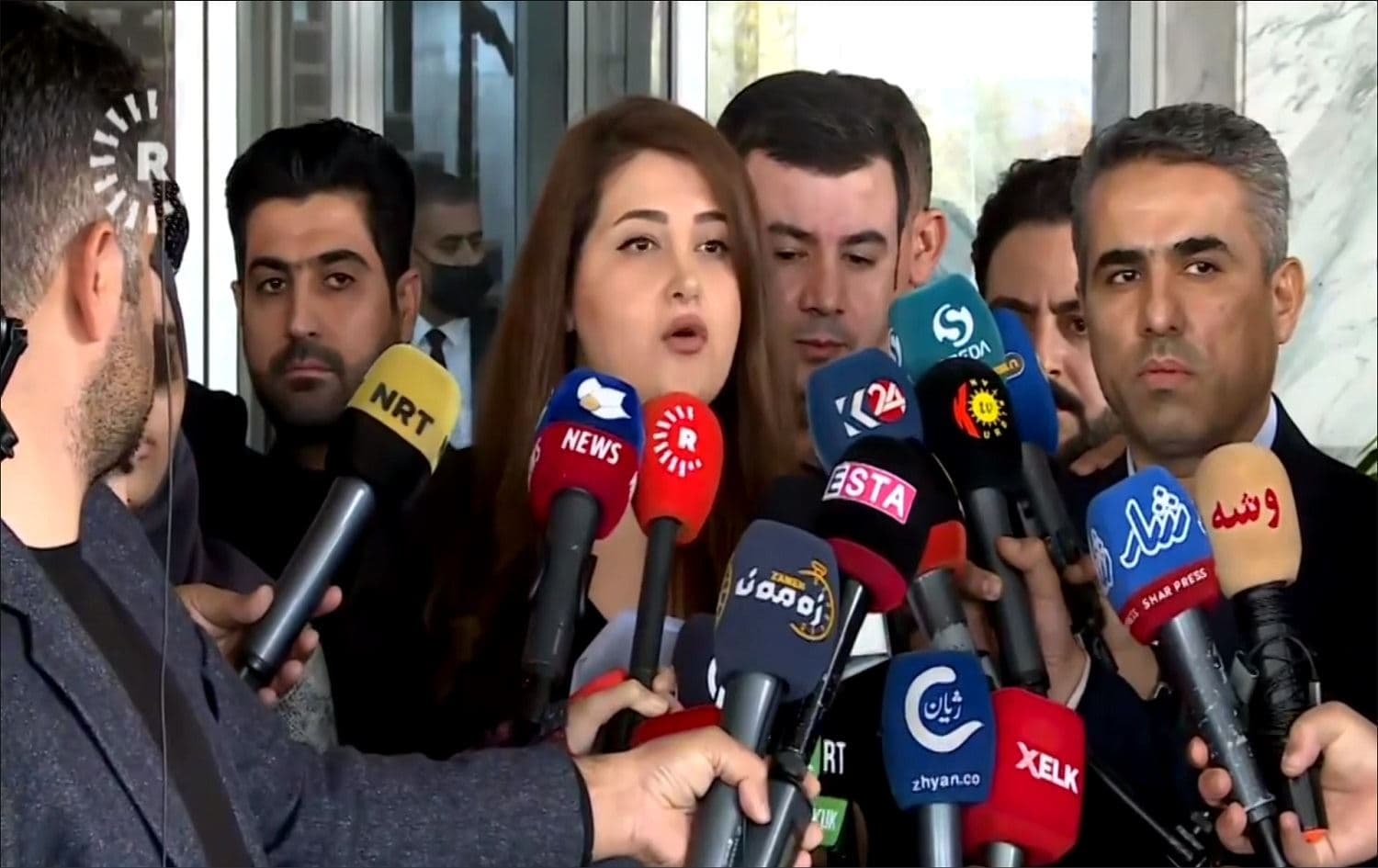 MP press conference at KRG Parliament. December 9, 2020. Photo: Rudaw