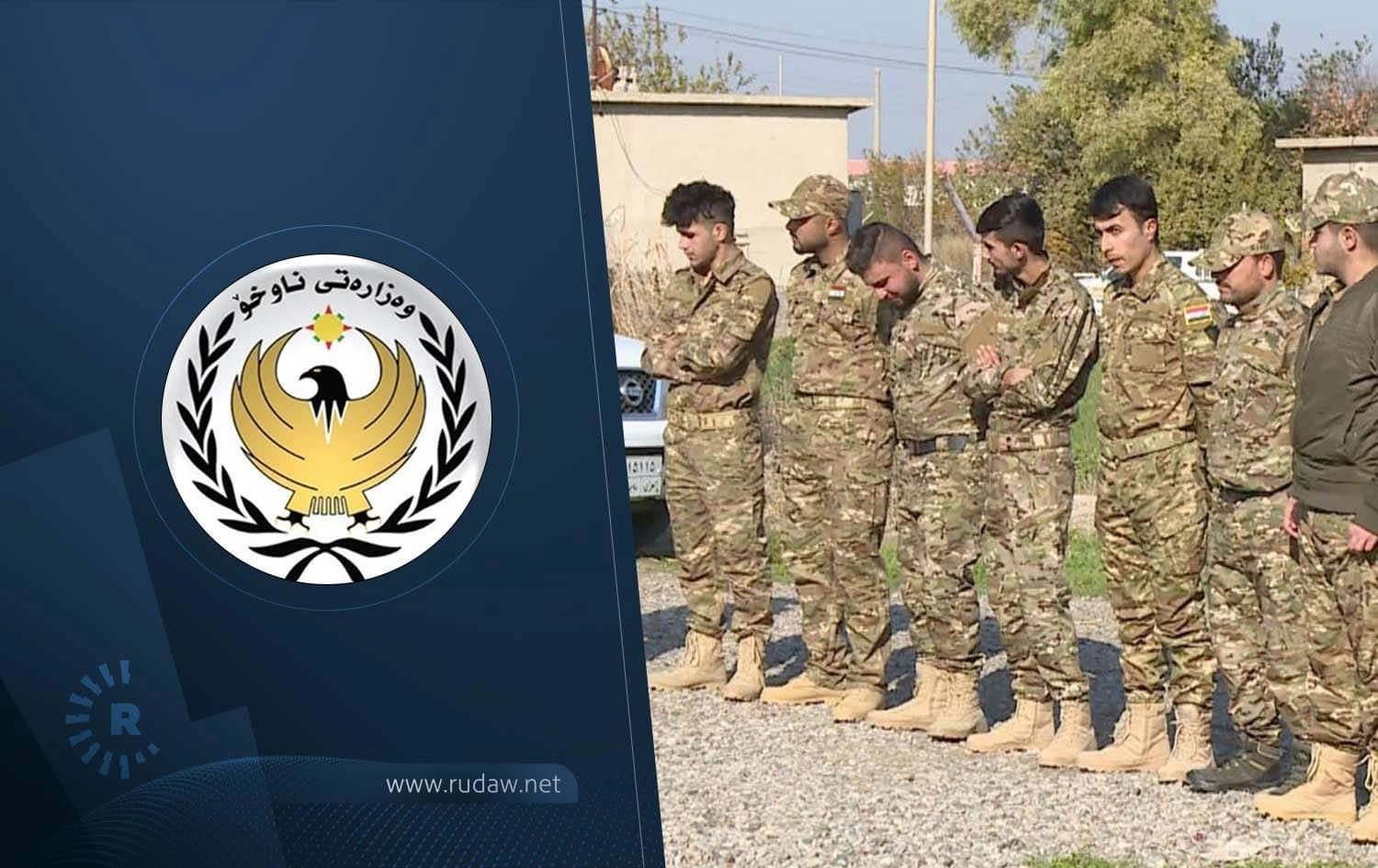 Wêneyê hejmarek ji çekdarên hêza Heşda Kurdî ya ser bi Heşda Şeibî ve li Kerkûkê. Wêne: Rûdaw