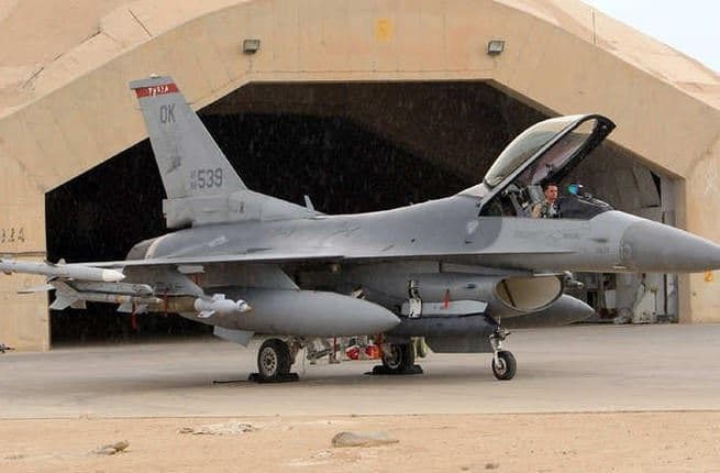 An F-16 fighter jet. File photo: AFP