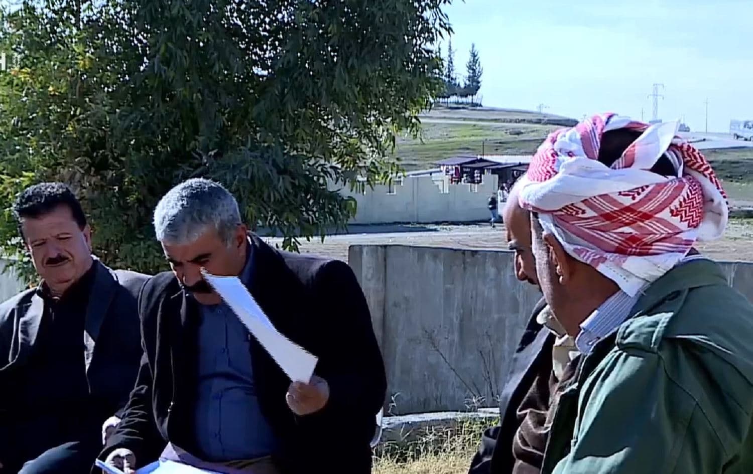  Khairi Khelef speaks to Rudaw on Tuesday. Photo: Rudaw