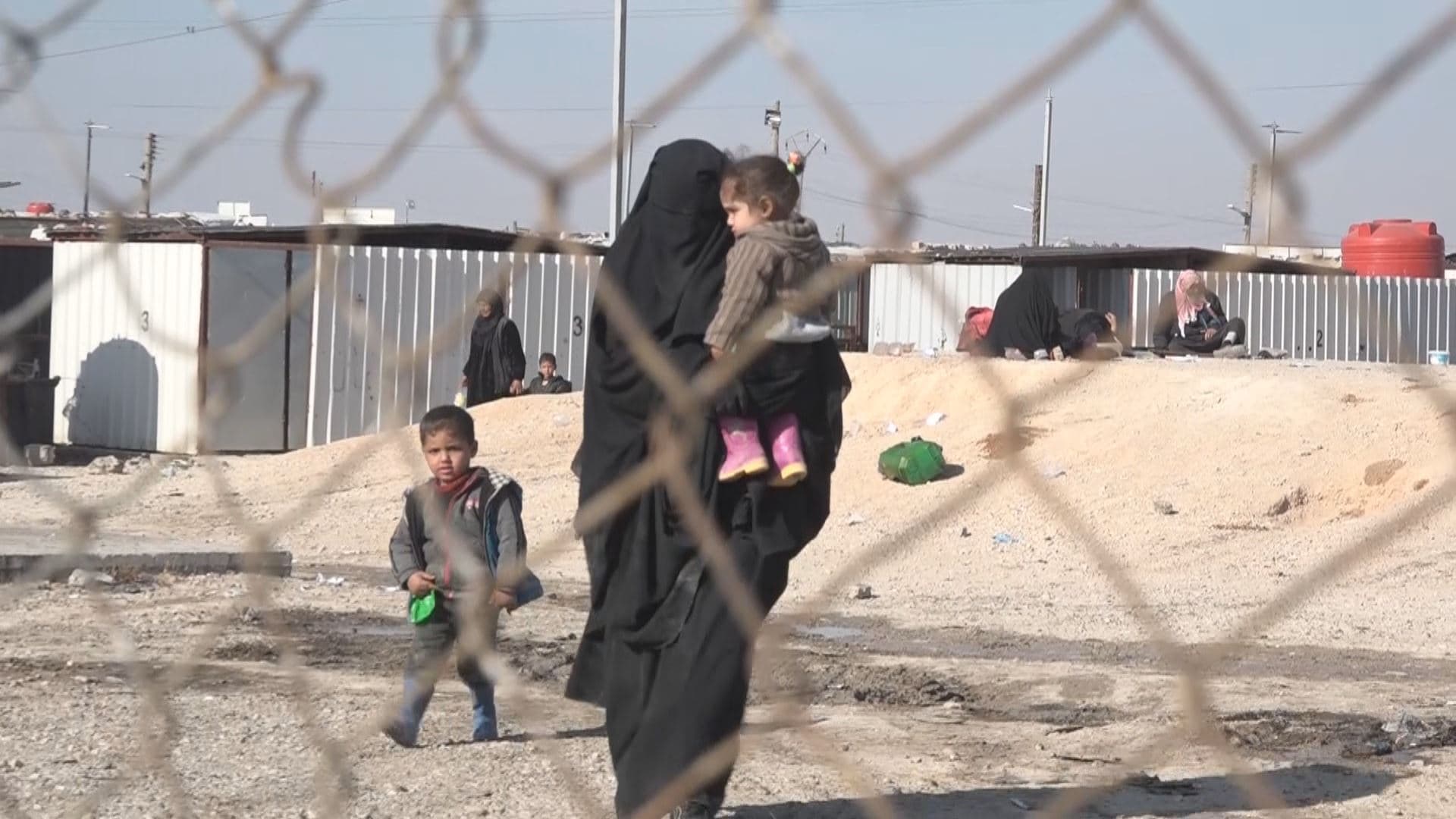 Women and children detainees at al-Hol camp, Rojava in December 2020. Photo: Rudaw