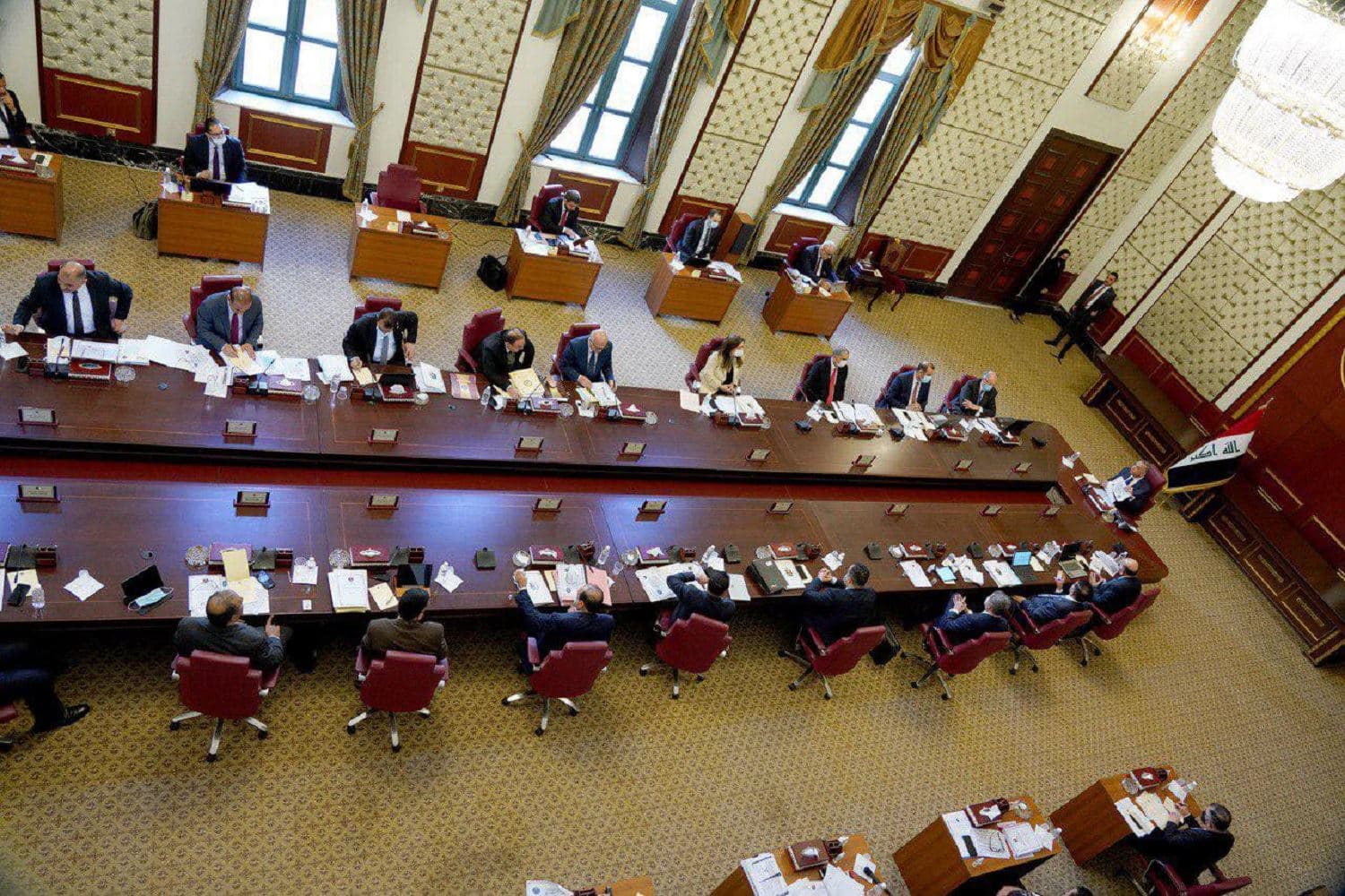 Iraq's council of ministers. Photo: PM's office