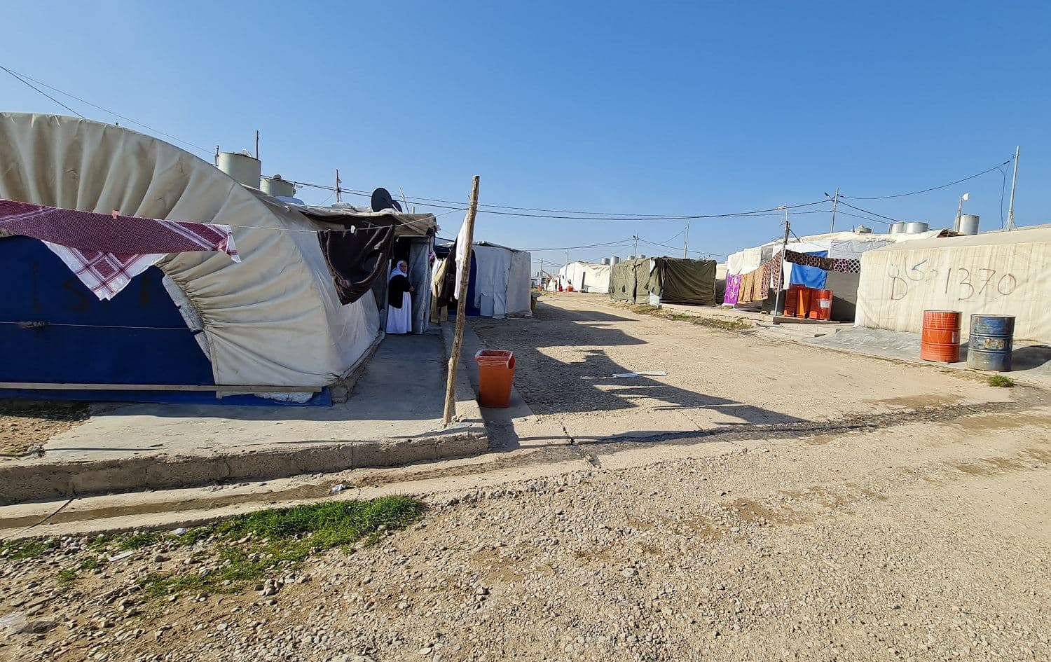 Esyan camp sheltering displaced Iraqis in Duhok’s Sheikhan district, pictured on January 11, 2021. Photo: Bilind T. Abdullah/Rudaw
