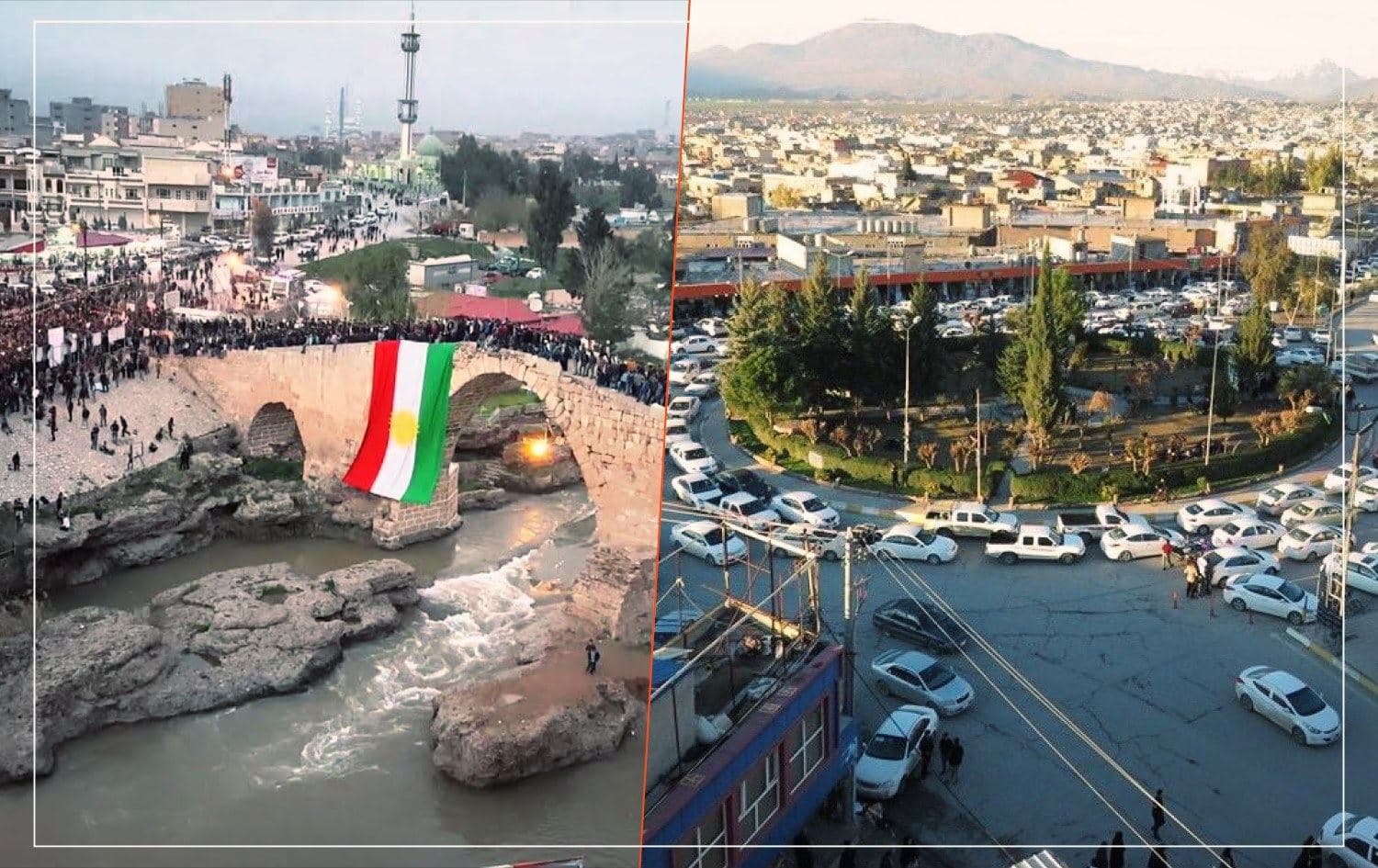 دیمەنێک لە شارەکانی سۆران و زاخۆ