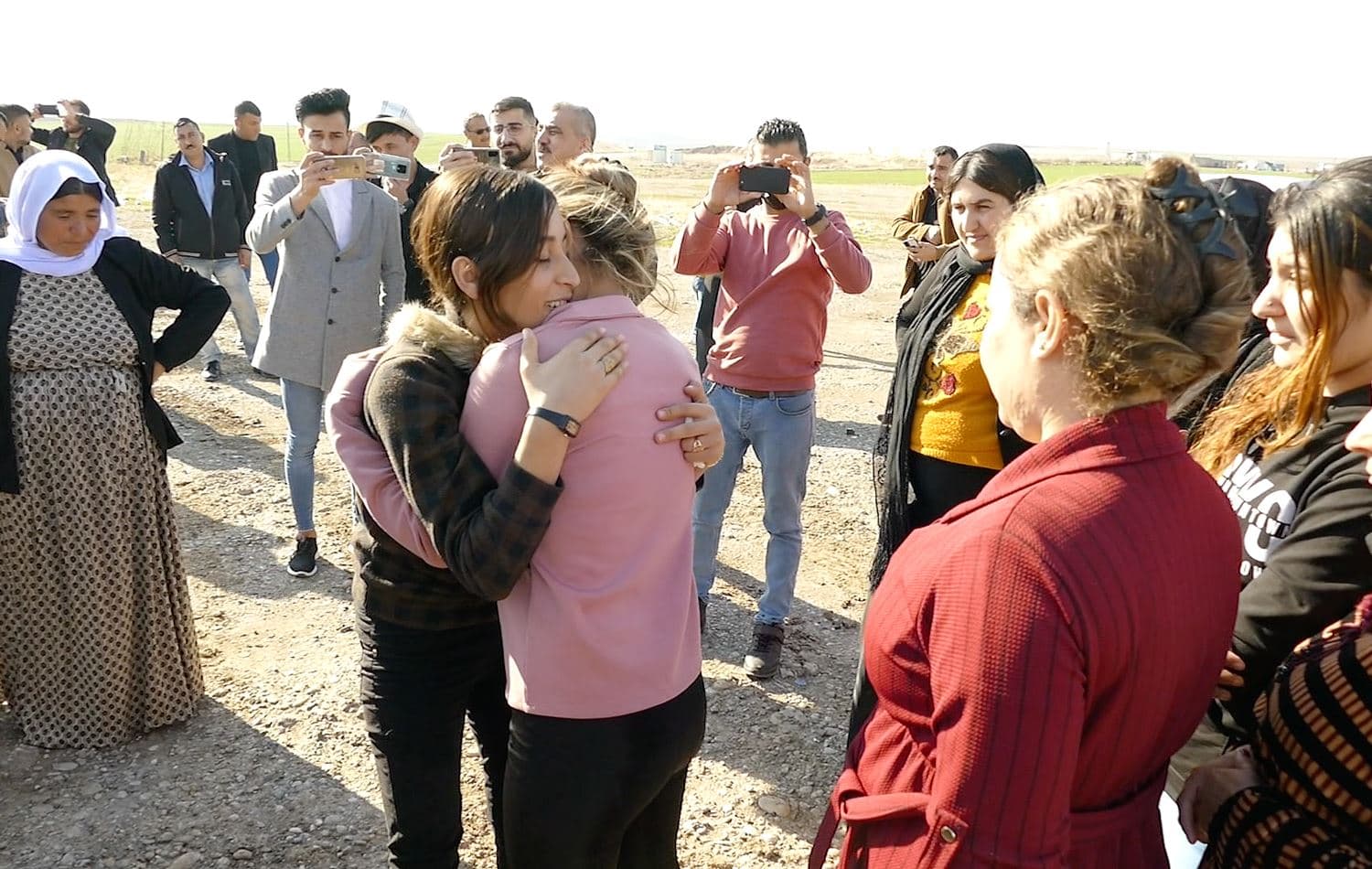 After seven years of separation, Yazidi woman reunited with family in Duhok
