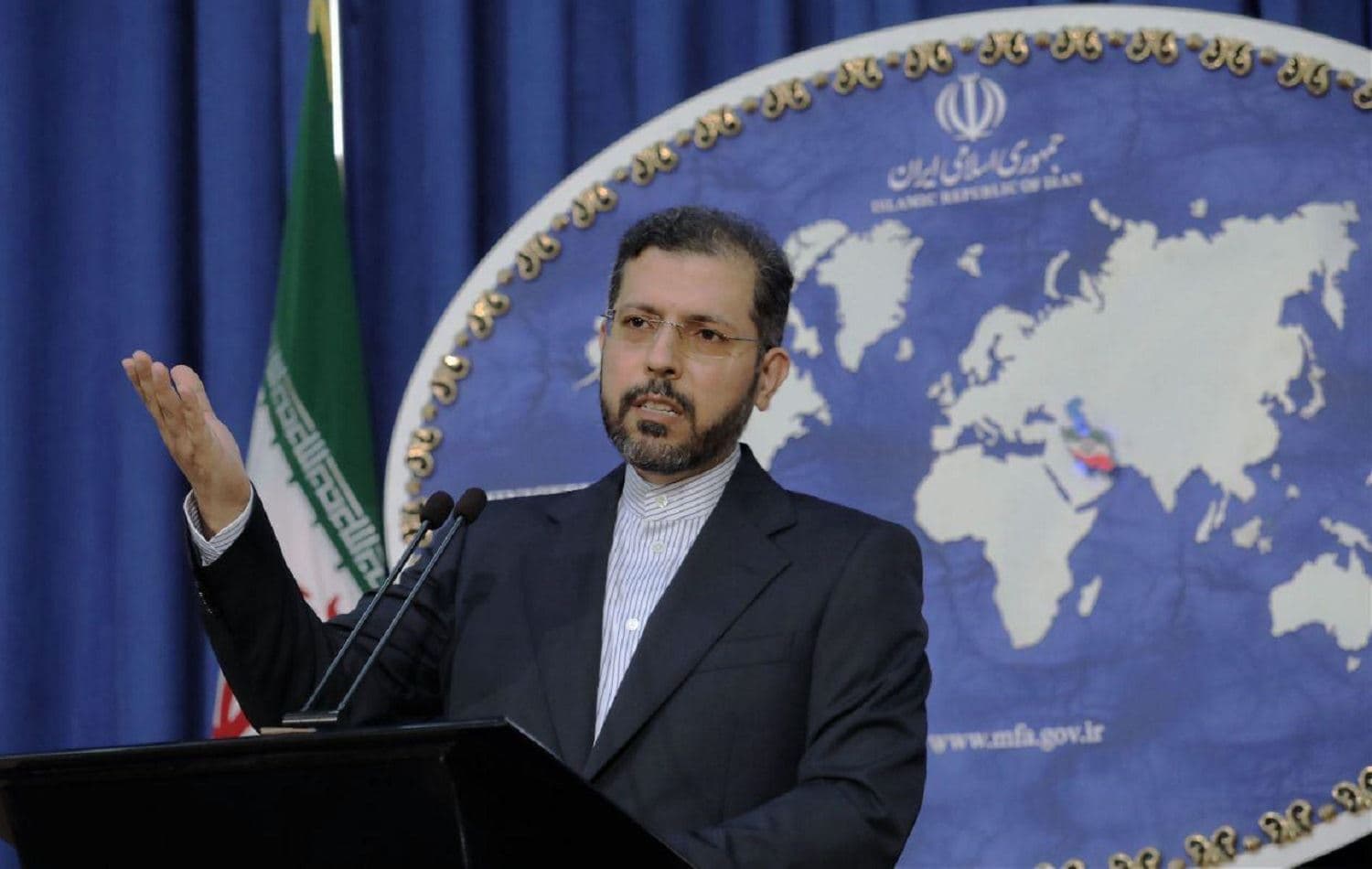 Iranian foreign ministry spokesperson Saeed Khatibzadeh. File photo: Iranian Ministry of Foreign Affairs