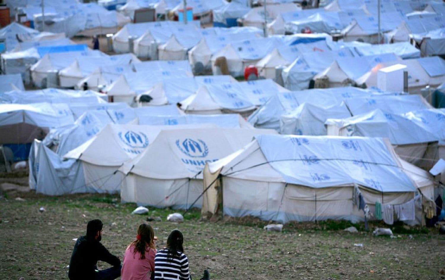 File photo of Quru Gusik refugee camp, east of Erbil. Photo: Safin Hamed / AFP
