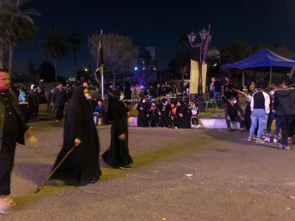 The area the explosion took place in shortly after. Photo: Sabah