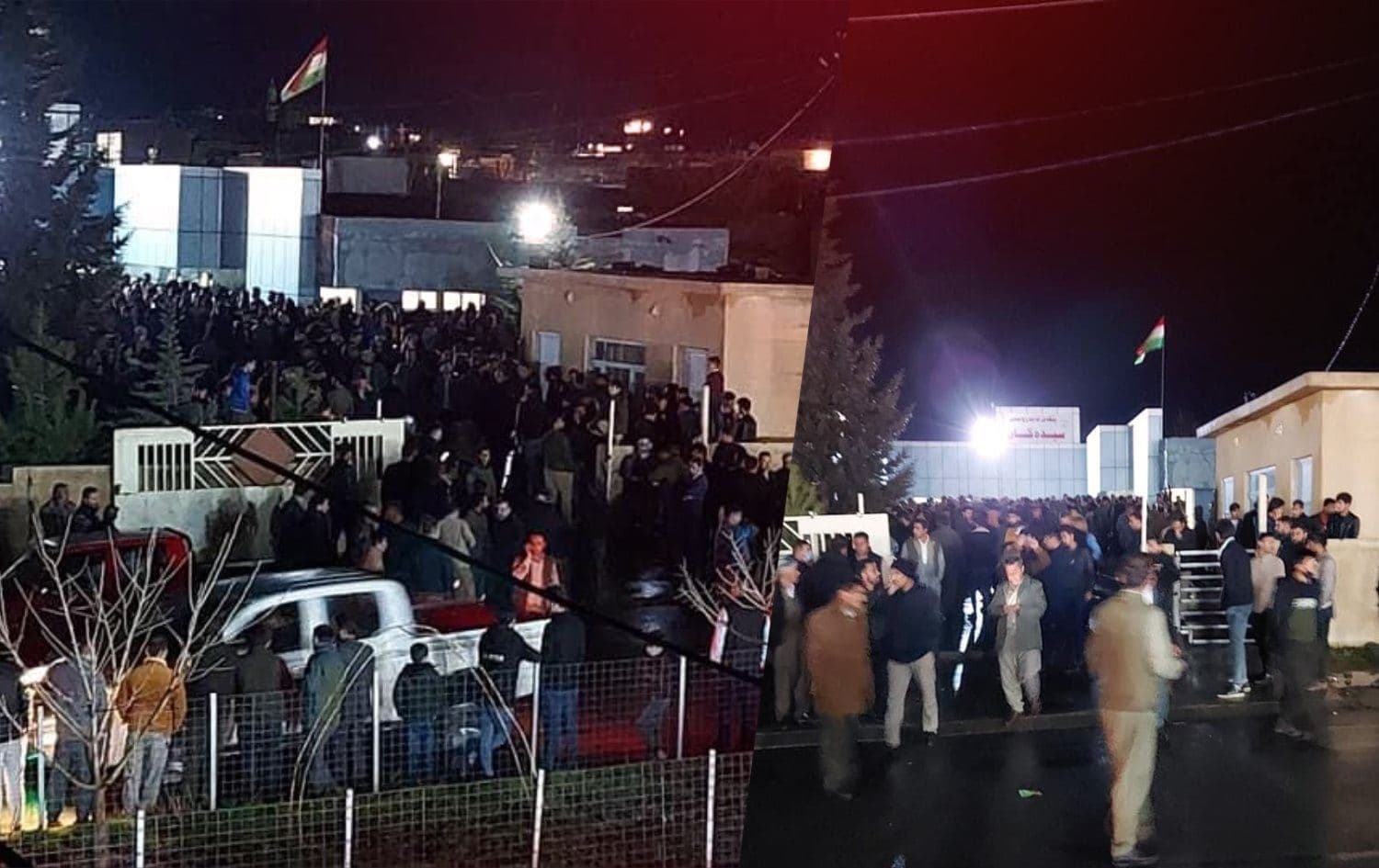 People gather outside Sidakan hospital on March 12, 2021. Photo: submitted 