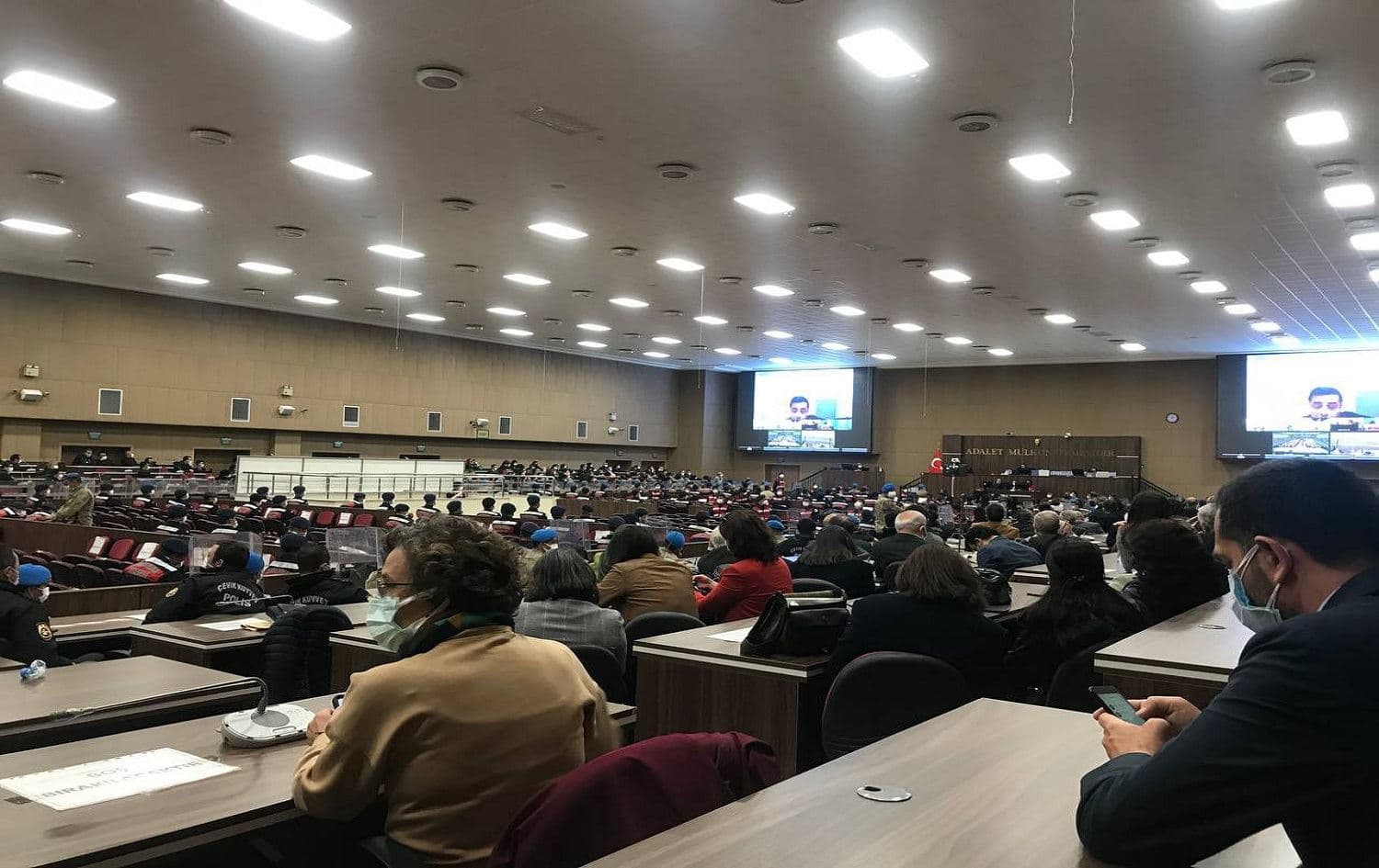 The hearing in Ankara on April 26, 2021. Photo: Filiz Kerestecioglu/Twitter